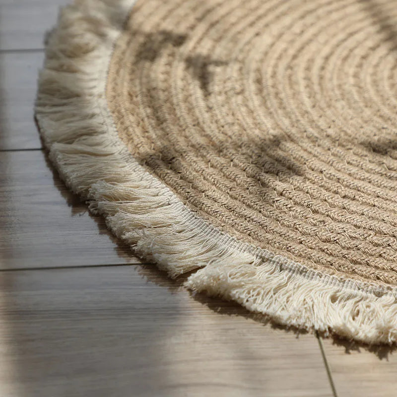 Handmade Circular Weave Rug