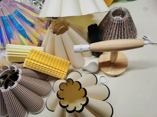 Pleated Umbrella Wall Sconce