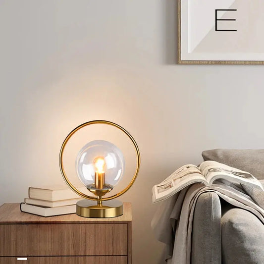 LED Glass Orb Table Lamp - Decorstly
