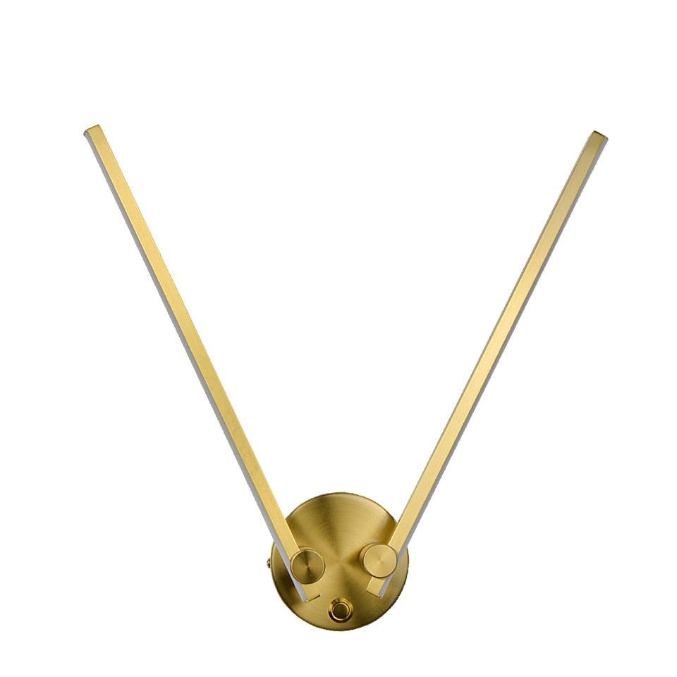 Golden Double Wall Sconce