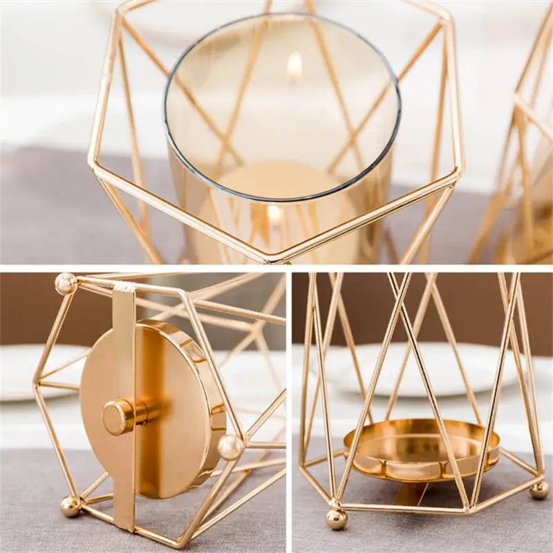 Golden Metal Vase