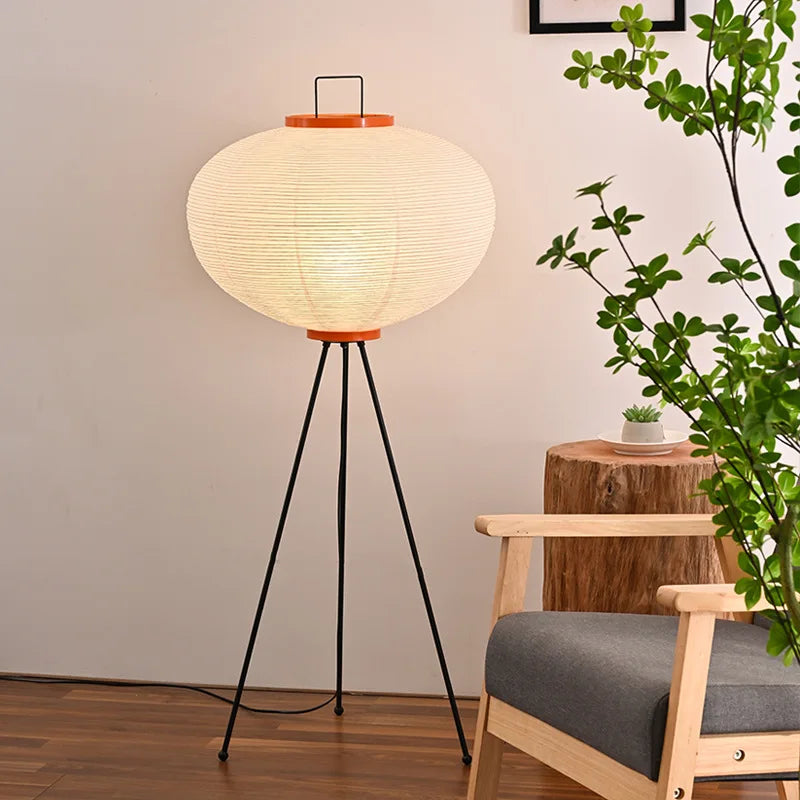 Japanese Lantern Rice Paper Floor Lamp