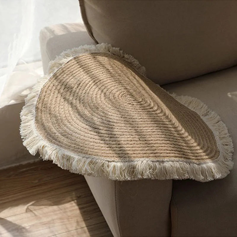 Handmade Circular Weave Rug