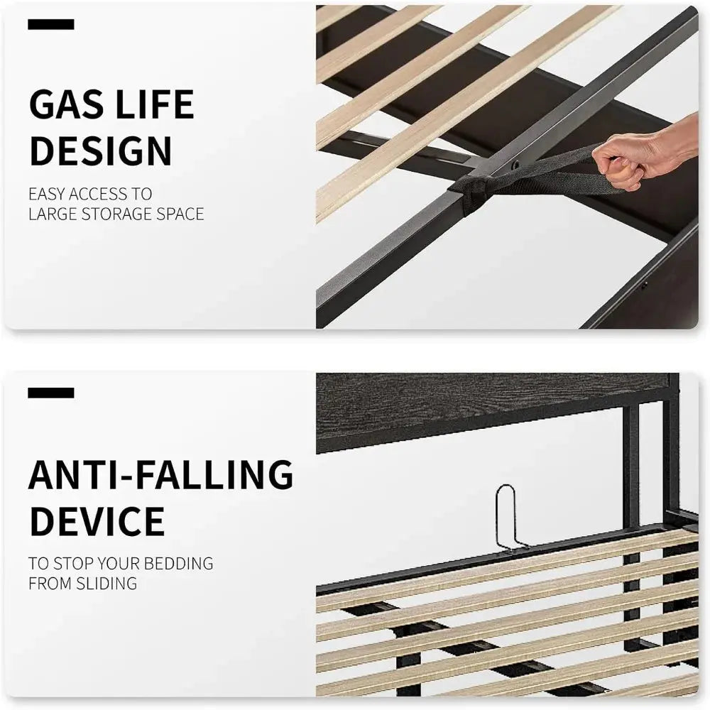 Royal Queen Size Storage Bed Frame - Decorstly