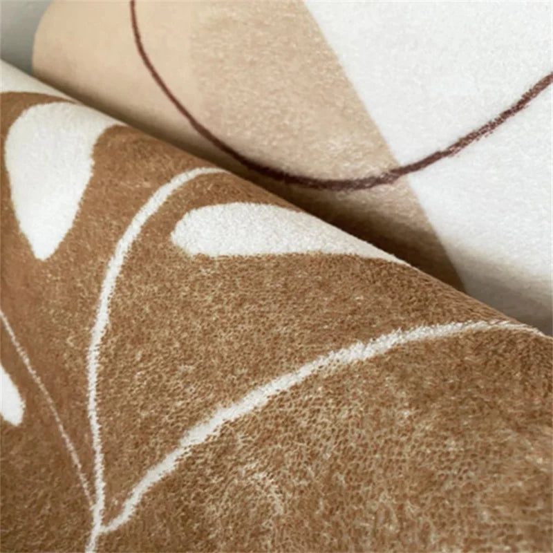 Abstract Leaf Carpet Rug