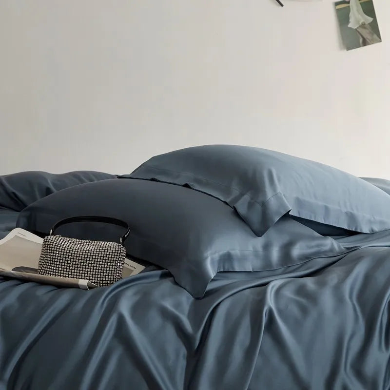 Tranquil eucalyptus bedding set, designed to promote a sense of calm and relaxation.