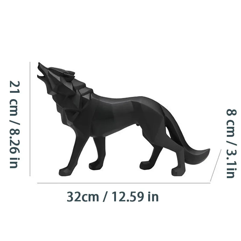 Nocturnal Wolf Tabletop Art