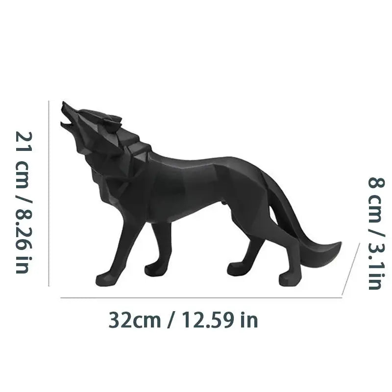 Nocturnal Wolf Tabletop Art - Decorstly