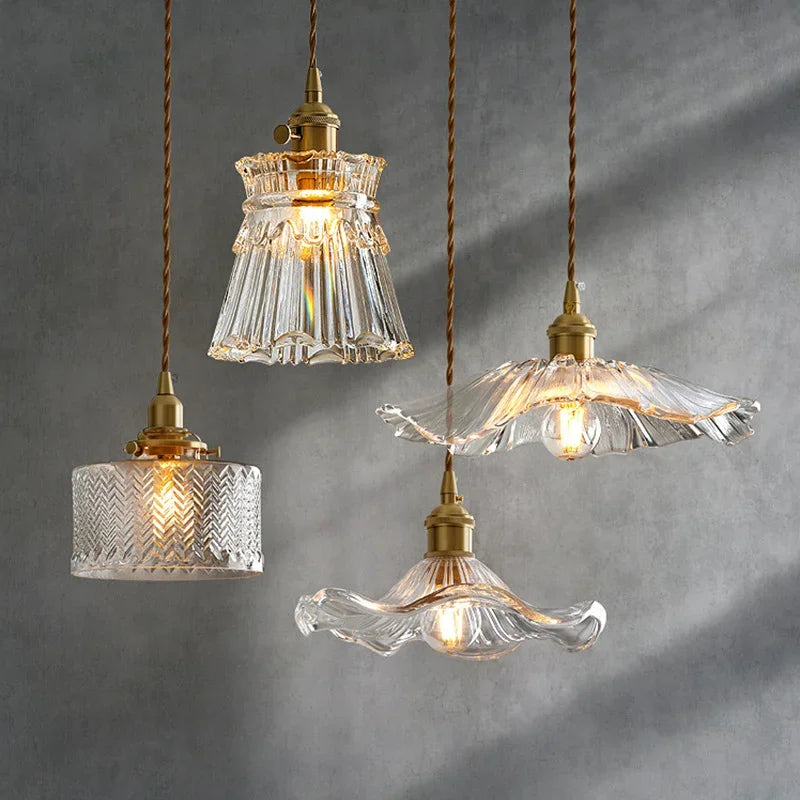 Sparkling Glass Pendant Light