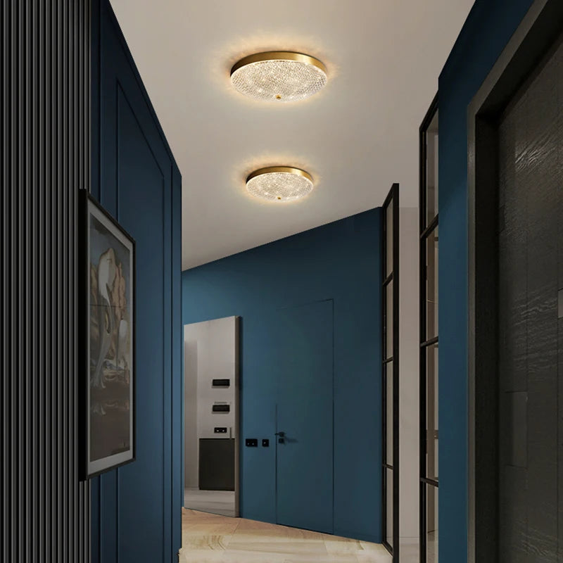 GoldenElegance Ceiling Chandelier