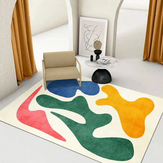 Multi Colors Plush Rug - Decorstly