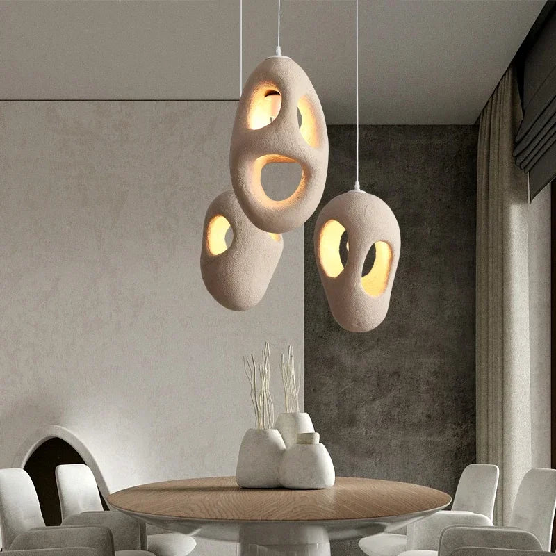 Sleek hanging light fixture, Aurora Glow Pendant Lamp.