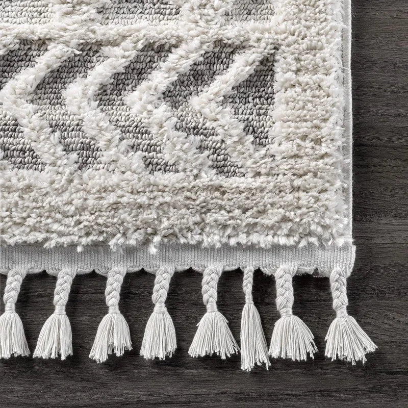 Ansley Moroccan Tassel Area Rug