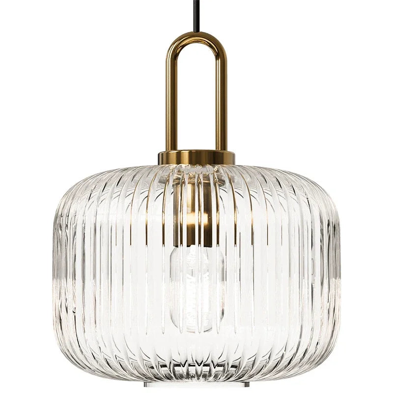 Vintage Glass Pendant Light