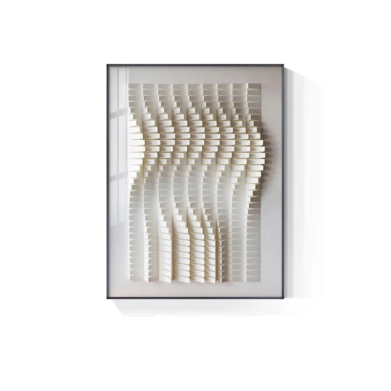 Modern 3D Geometric Wall Art A