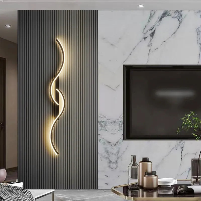 Modern Curve LED Wall Sconce