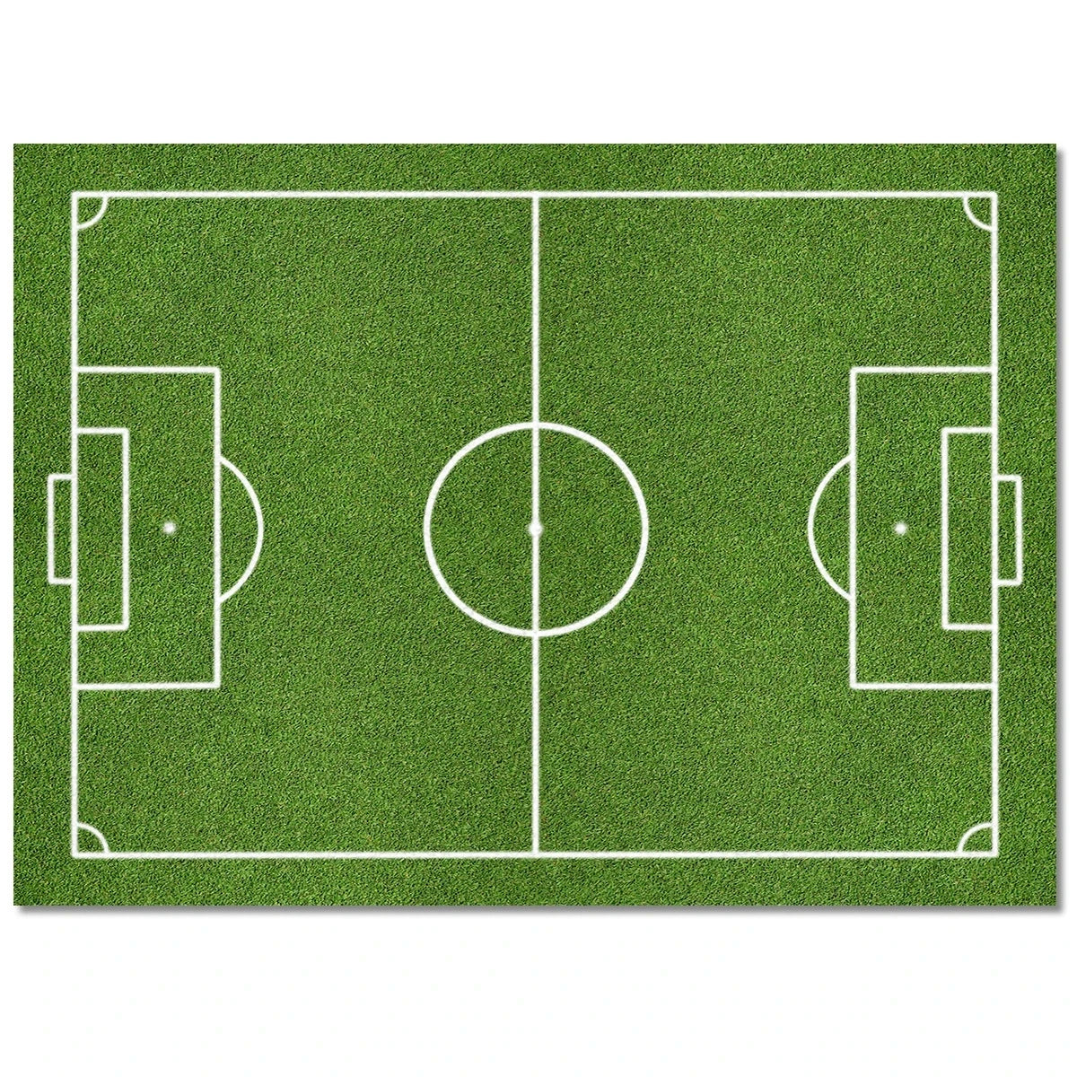 Kids Soccer Field Carpet Rug