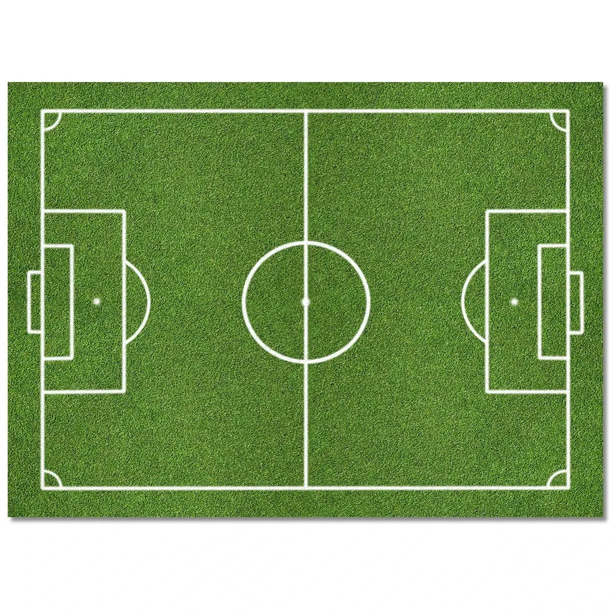 Kids Soccer Field Carpet Rug - Decorstly