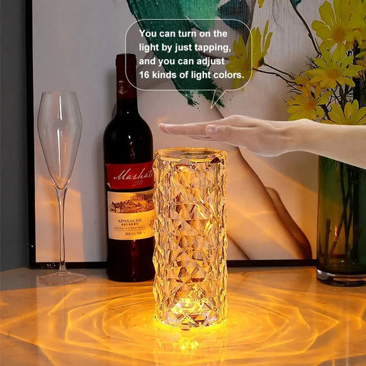crystal desk lamp