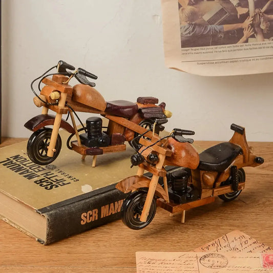 TimberBike Sculpture Art - Decorstly