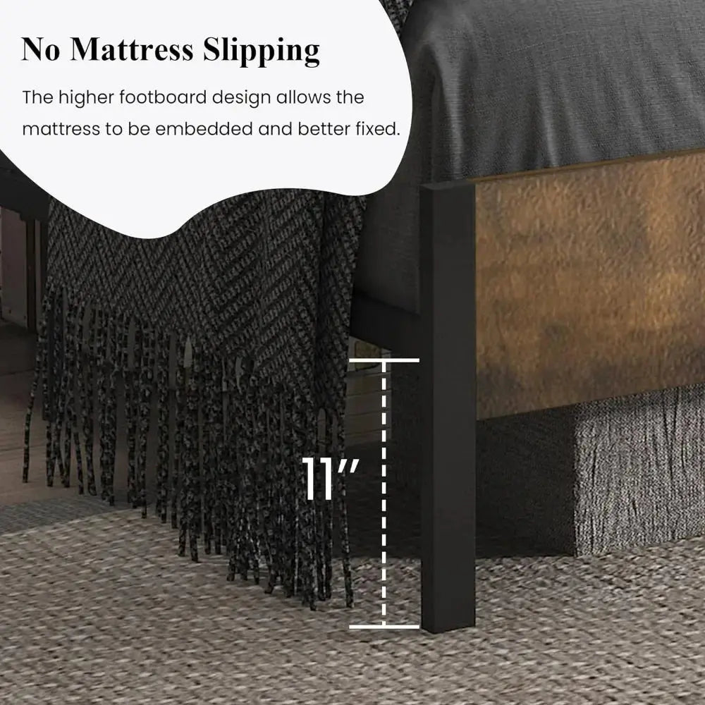 ClassicWood Rustic Bed Frame - Decorstly