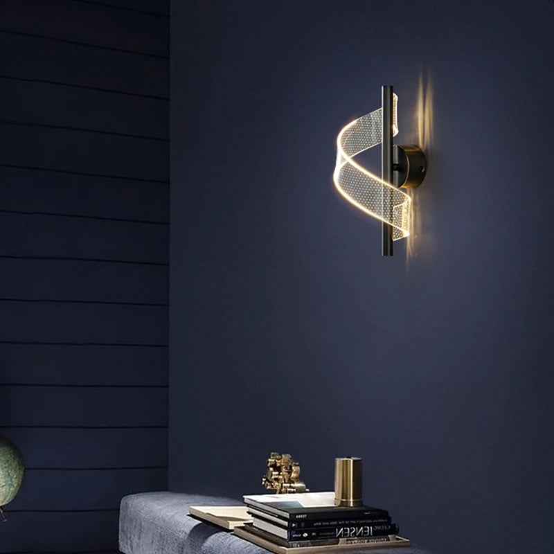 Nordic Gold LED Wall Sconce