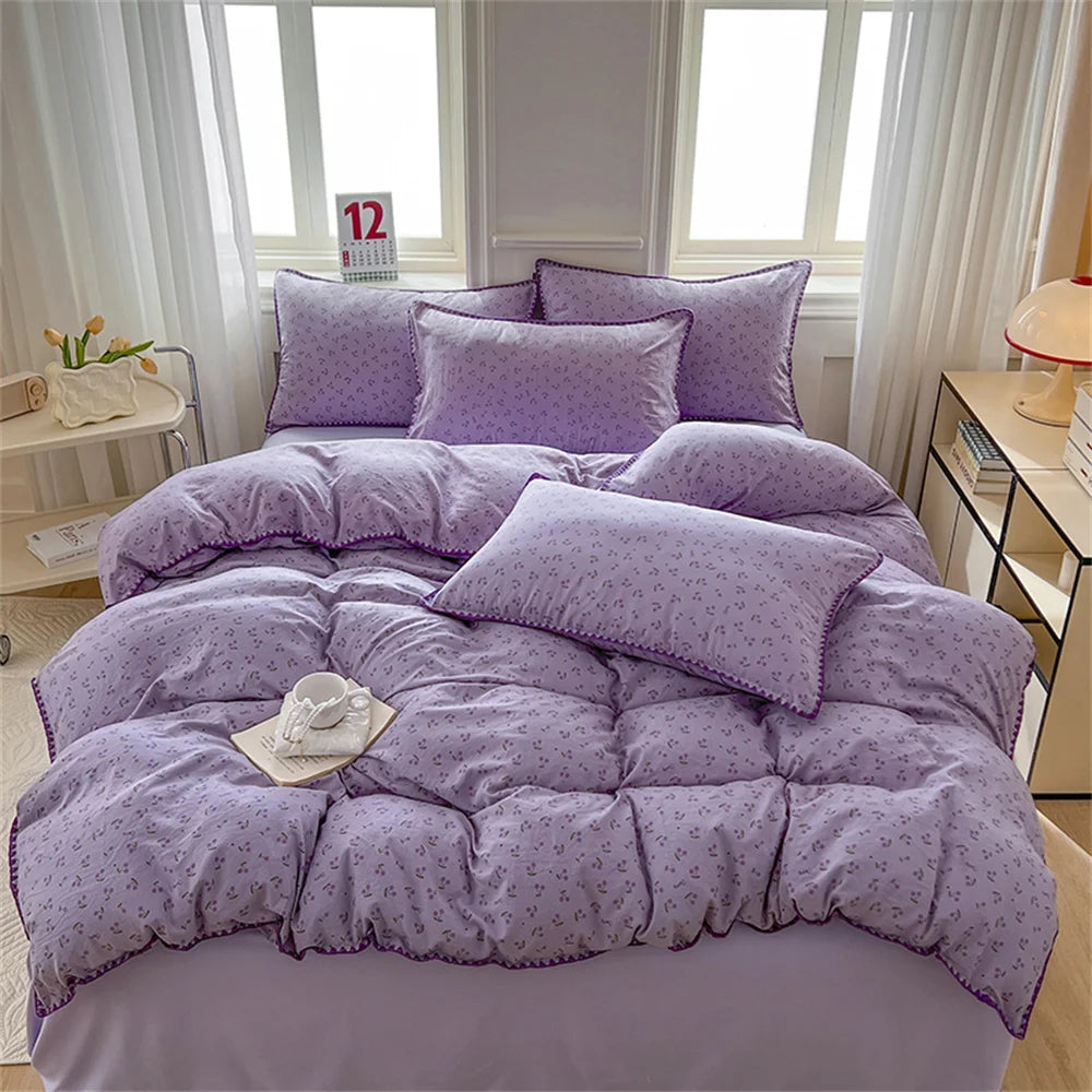 Violet Bliss Duvet Cover Set