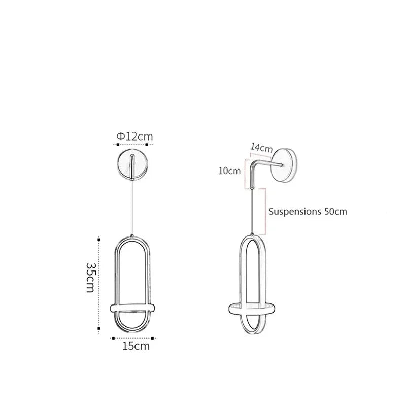 BrightenWall Modern LED Sconce