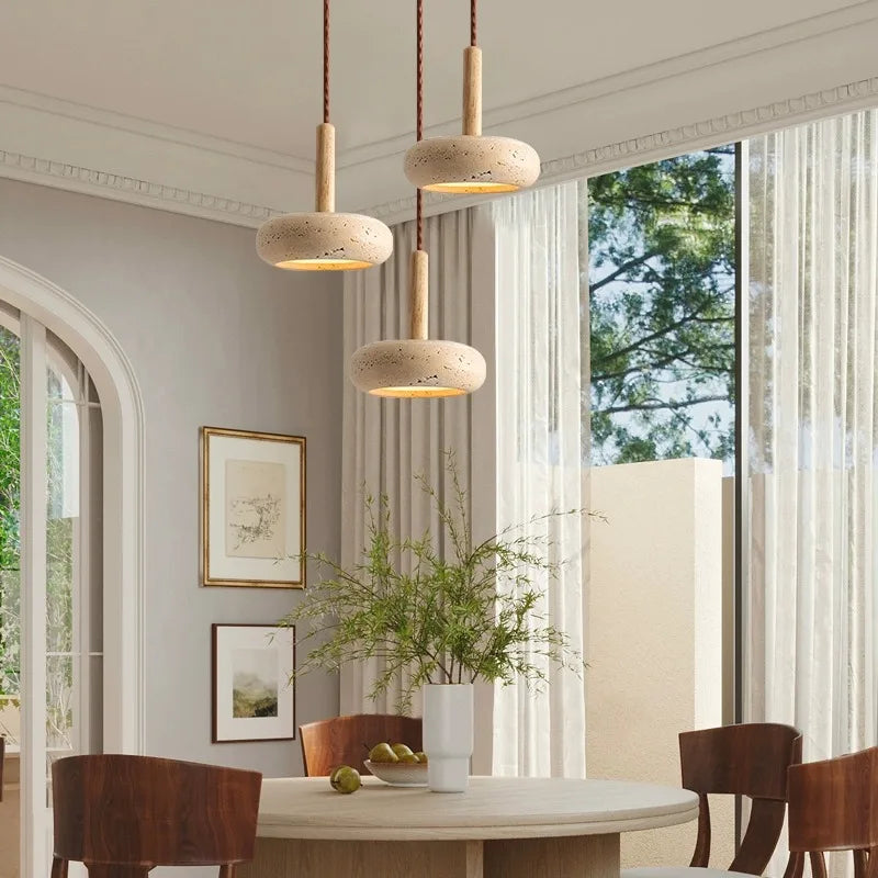 Stone Wabi Sabi Restaurant Pendant Chandelier
