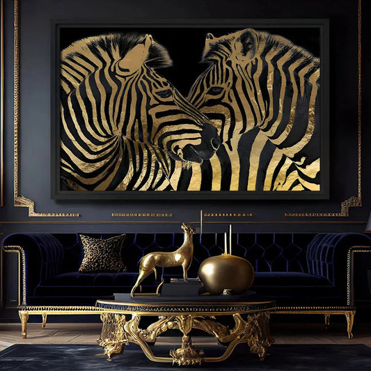 Abstract Zebra Canvas Art - Decorstly