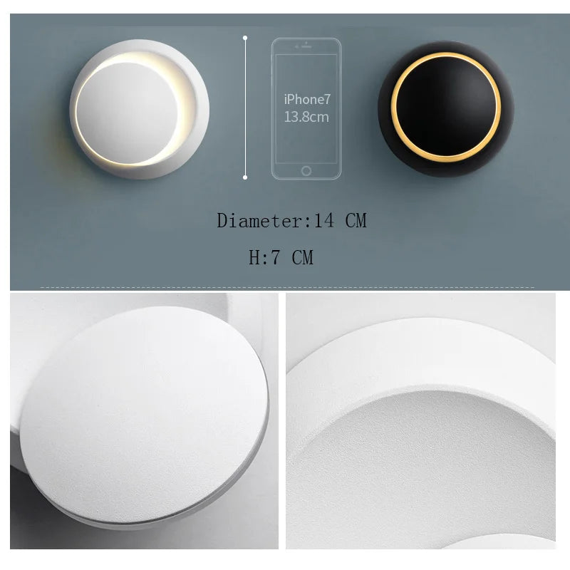 350 Degree Rotatable Wall Lamp