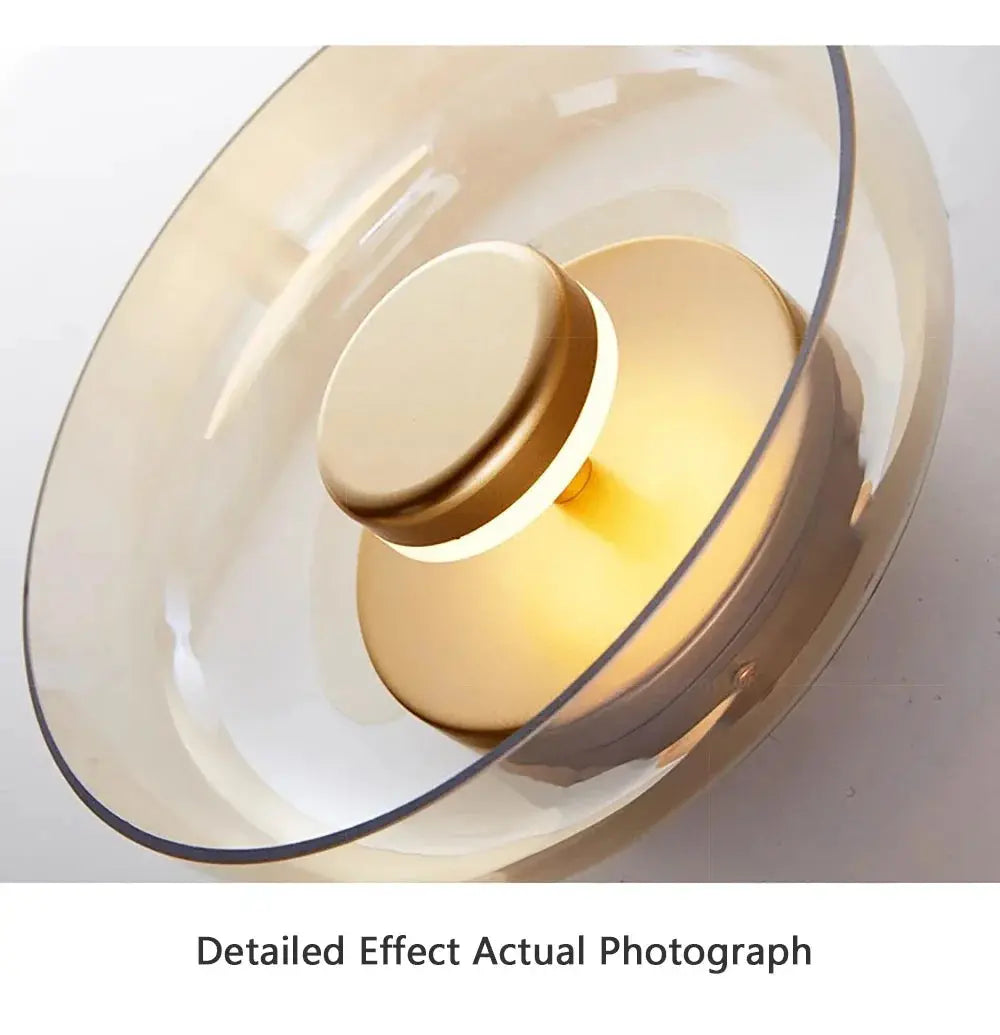 Bowl Cut Glass Wall Sconce - Decorstly