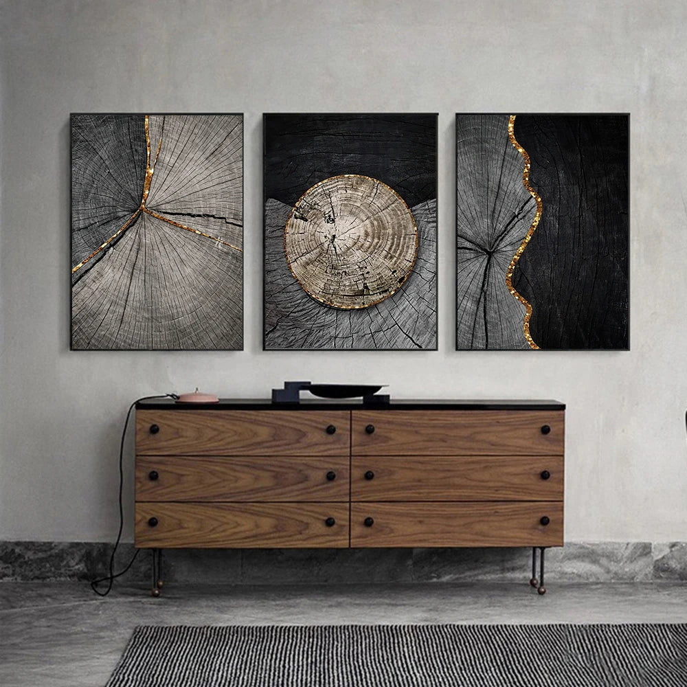 Wood Pattern Canvas Art