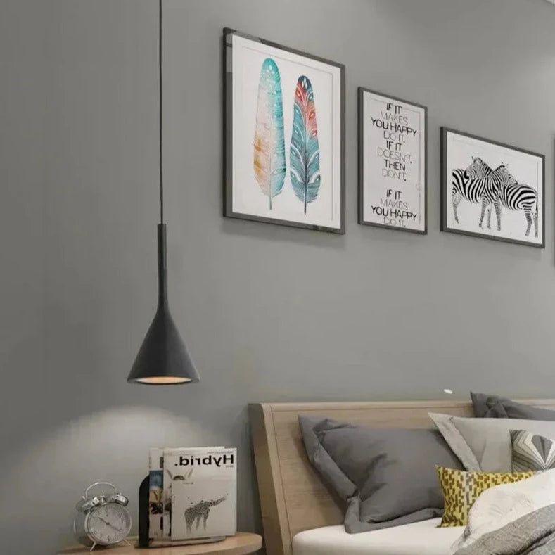 Stylish PureBeam Pendant Light suspended from above.