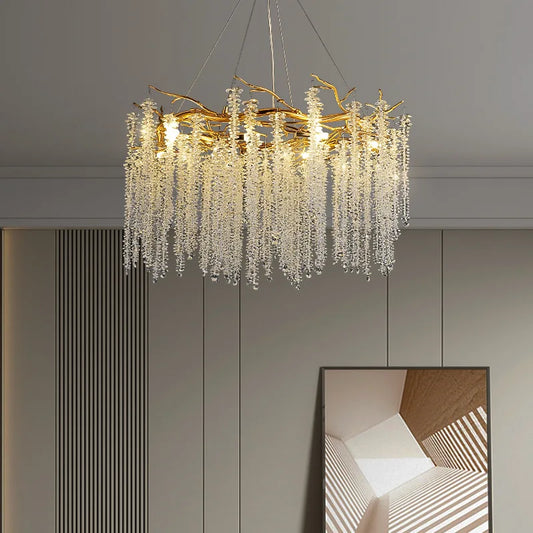 Crystal Tassel Chandelier