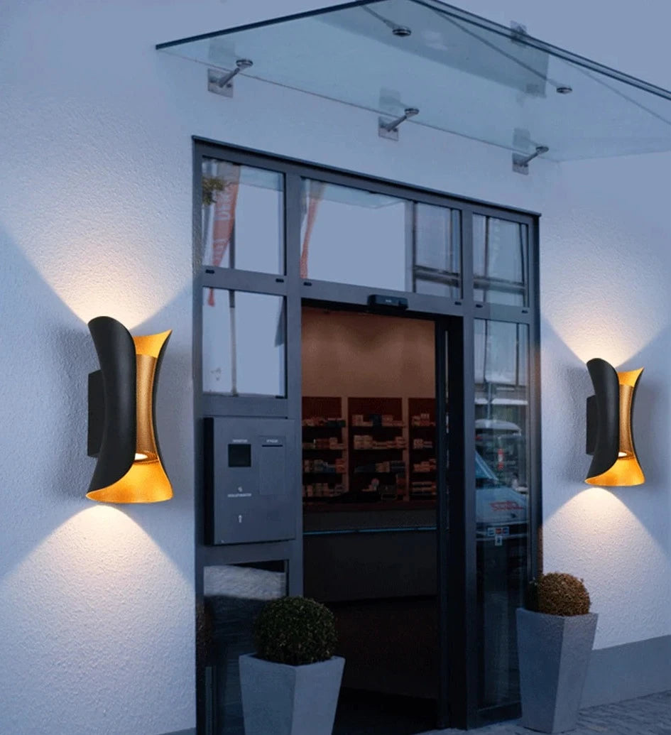 Black Covered Wall Sconce