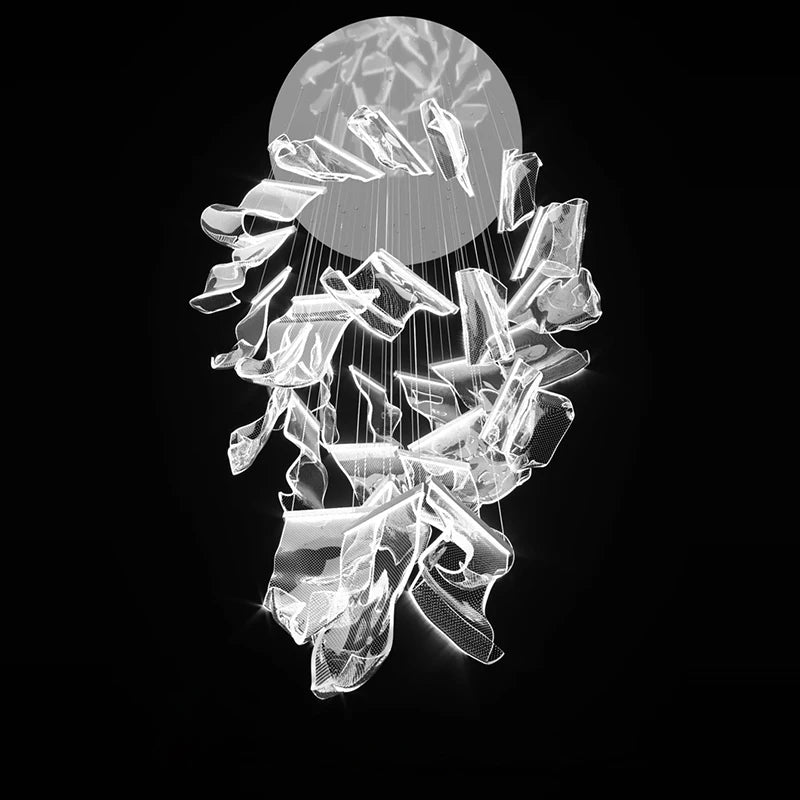 Crystal Cascade Chandelier