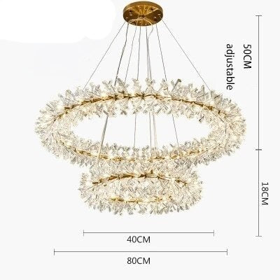 Nordic Crystal Chandelier