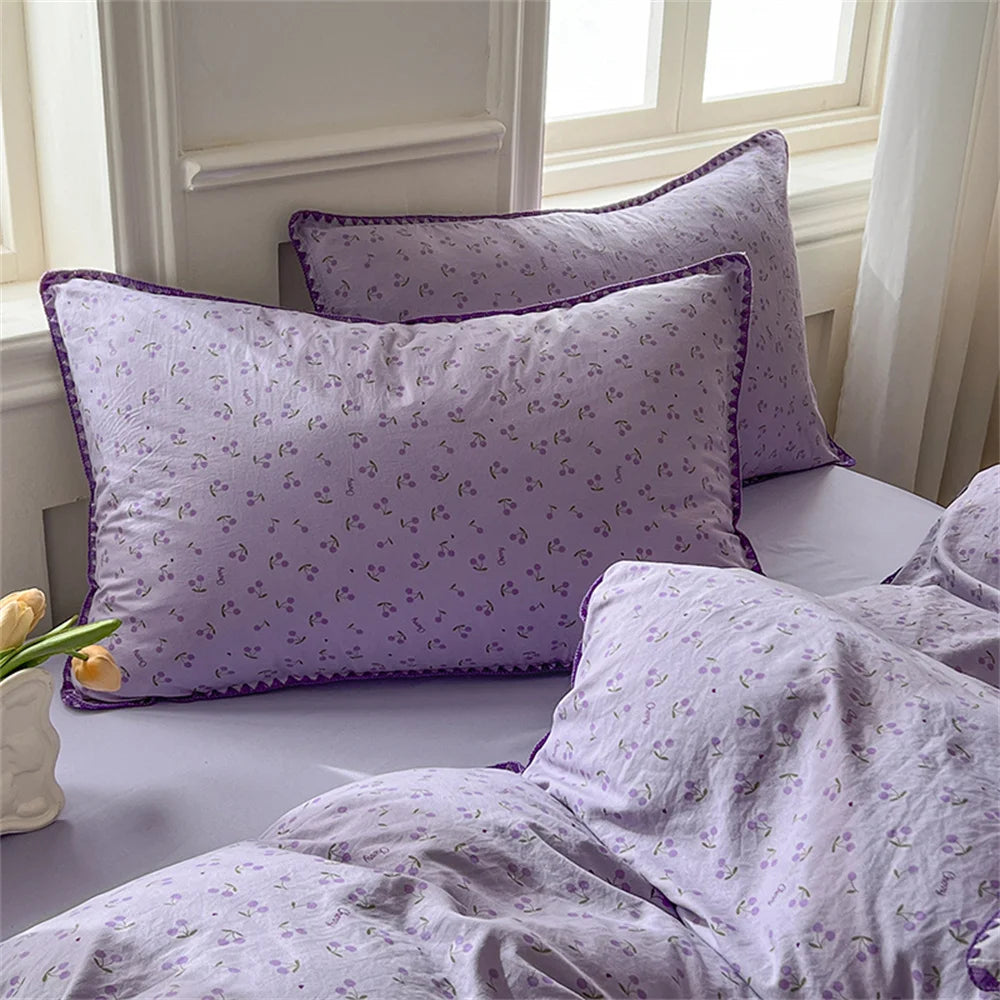 Violet Bliss Duvet Cover Set