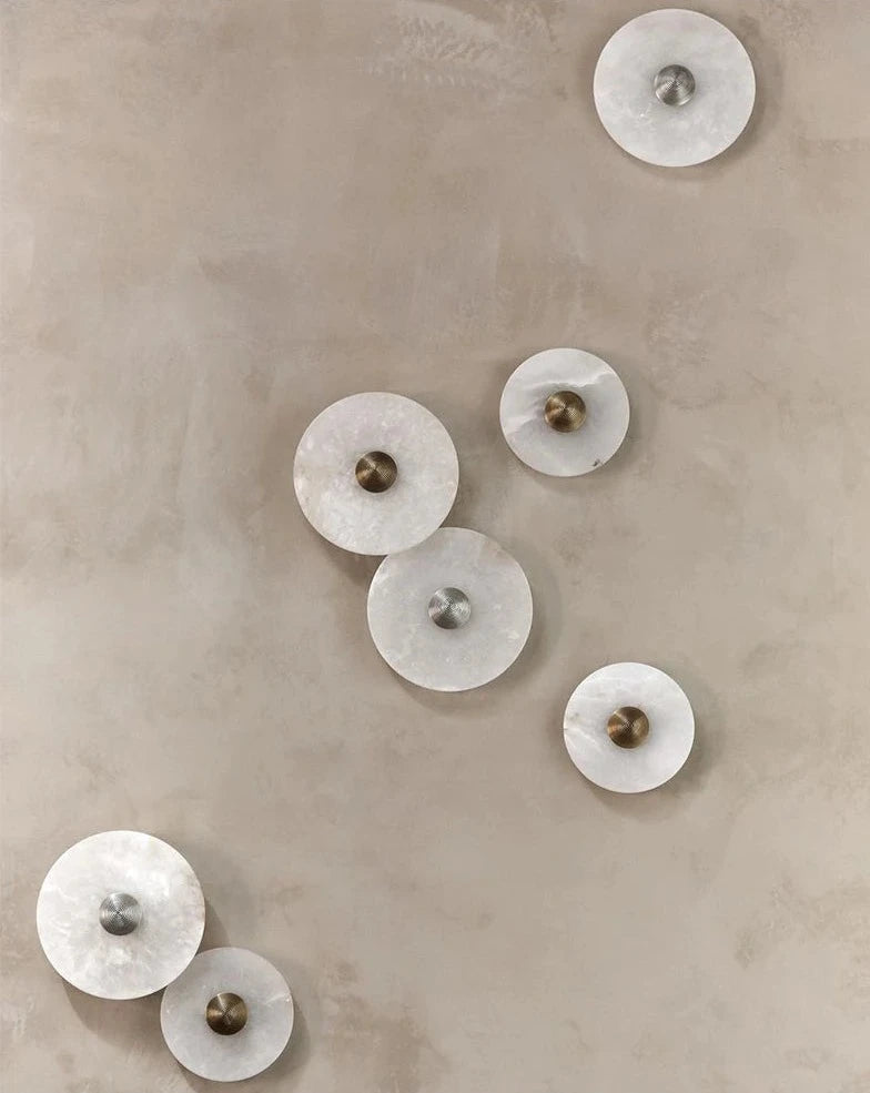 Natural Hallway Marble Wall Scone