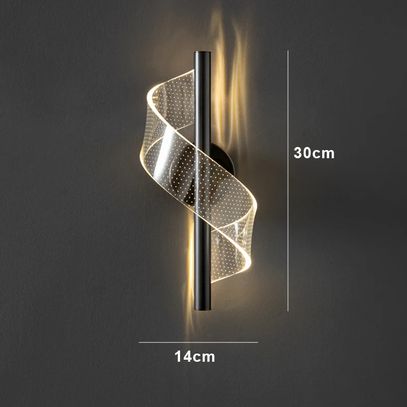 Nordic Gold LED Wall Sconce