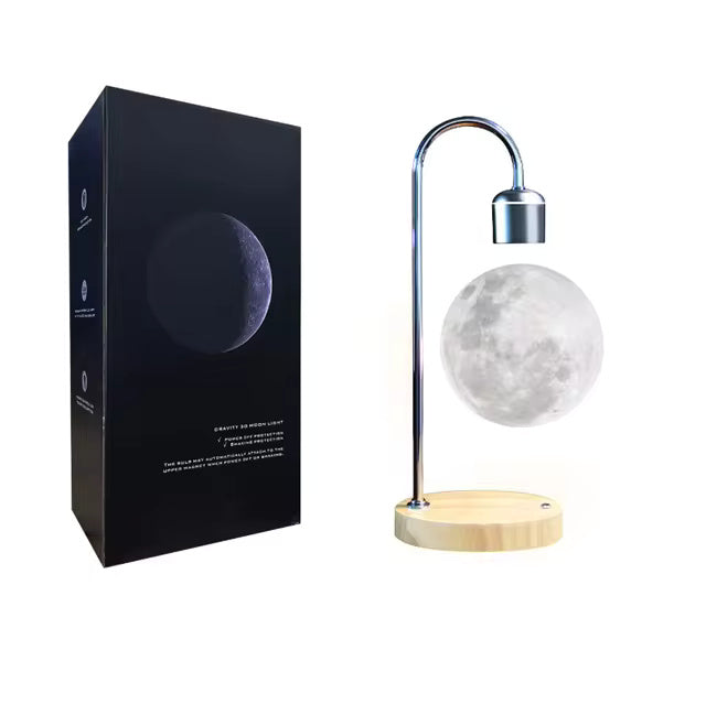 Levitating Bulb Moon Table Lamp