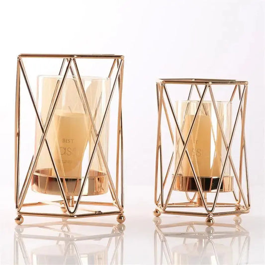 Golden Metal Vase - Decorstly