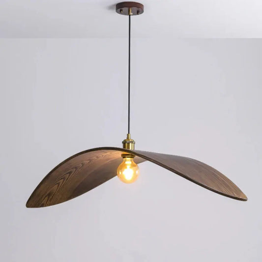 Unique Imitation Wood Pendant Light - Decorstly