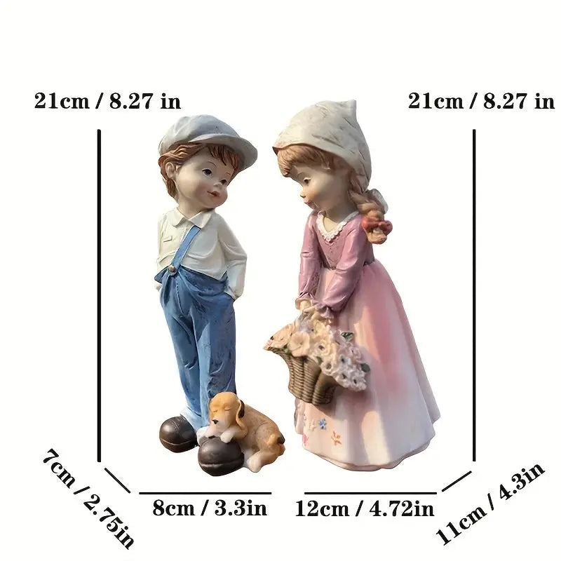 American Sweethearts Desktop Figurine Set - Decorstly