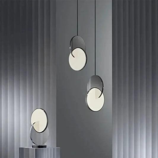 Radiant Twin Circle Pendant Light - Decorstly