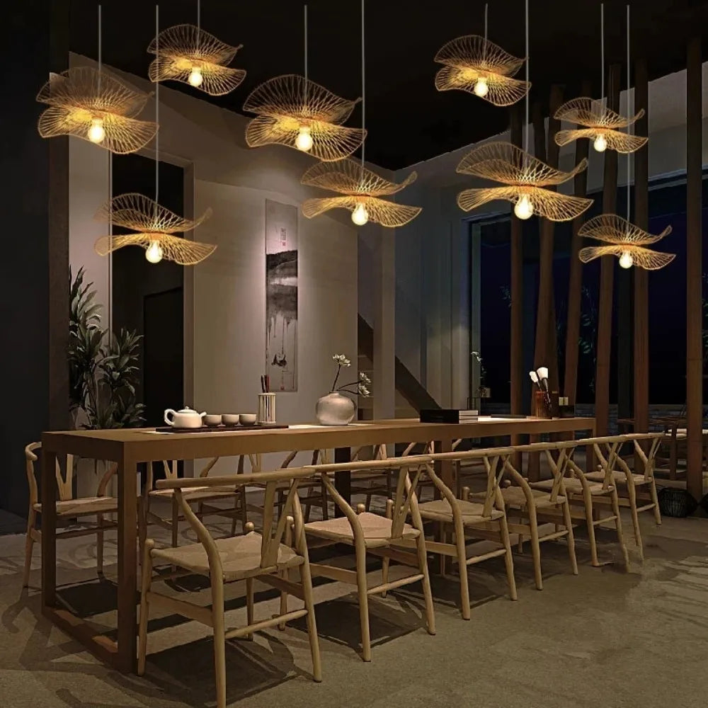 Bamboo Whimsical Decor Chandelier