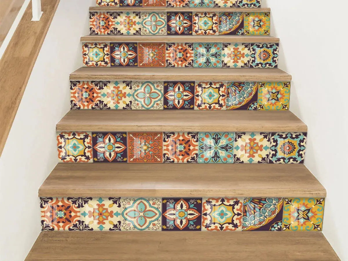 MosaicTile Geometric Wall Decal - Decorstly