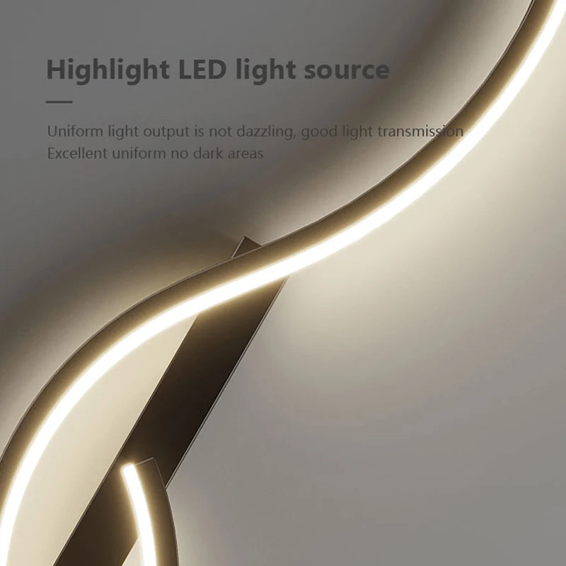 Modern Curve LED Wall Sconce