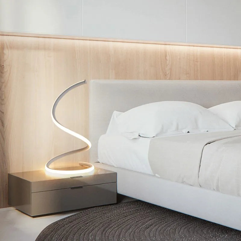 SpiralGlow LED Table Lamp